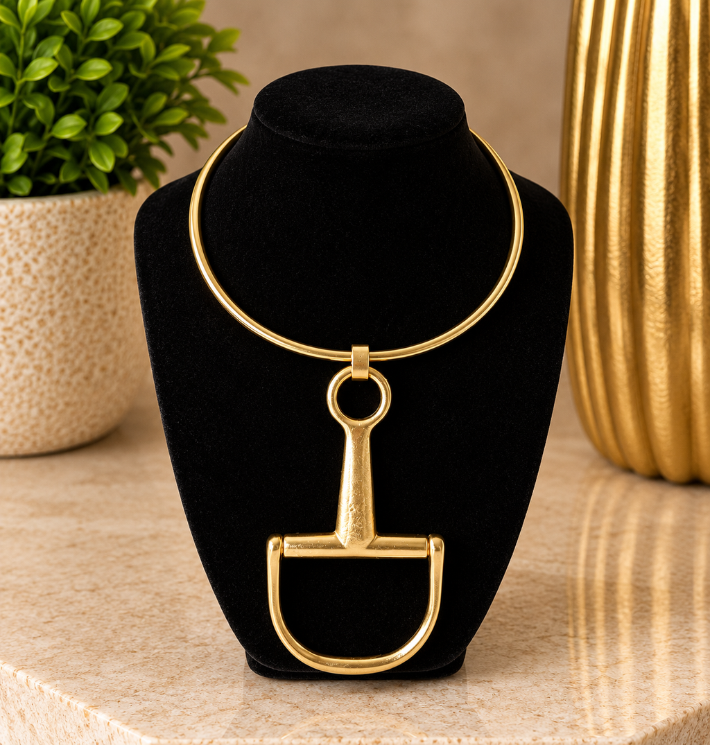THE GOLD EQUESTRIAN CHOKER