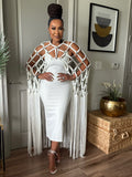 THE DIAMOND FRINGE STATEMENT TOP