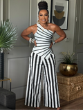 THE OPTICAL ILLUSION ONE SHOULDER TOP