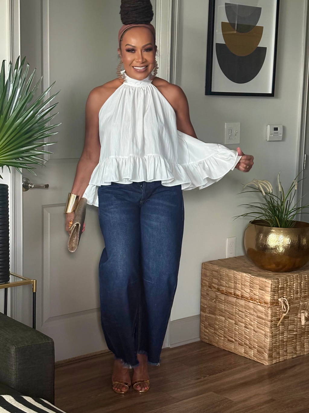 THE MONACO MUSE TOP IN WHITE