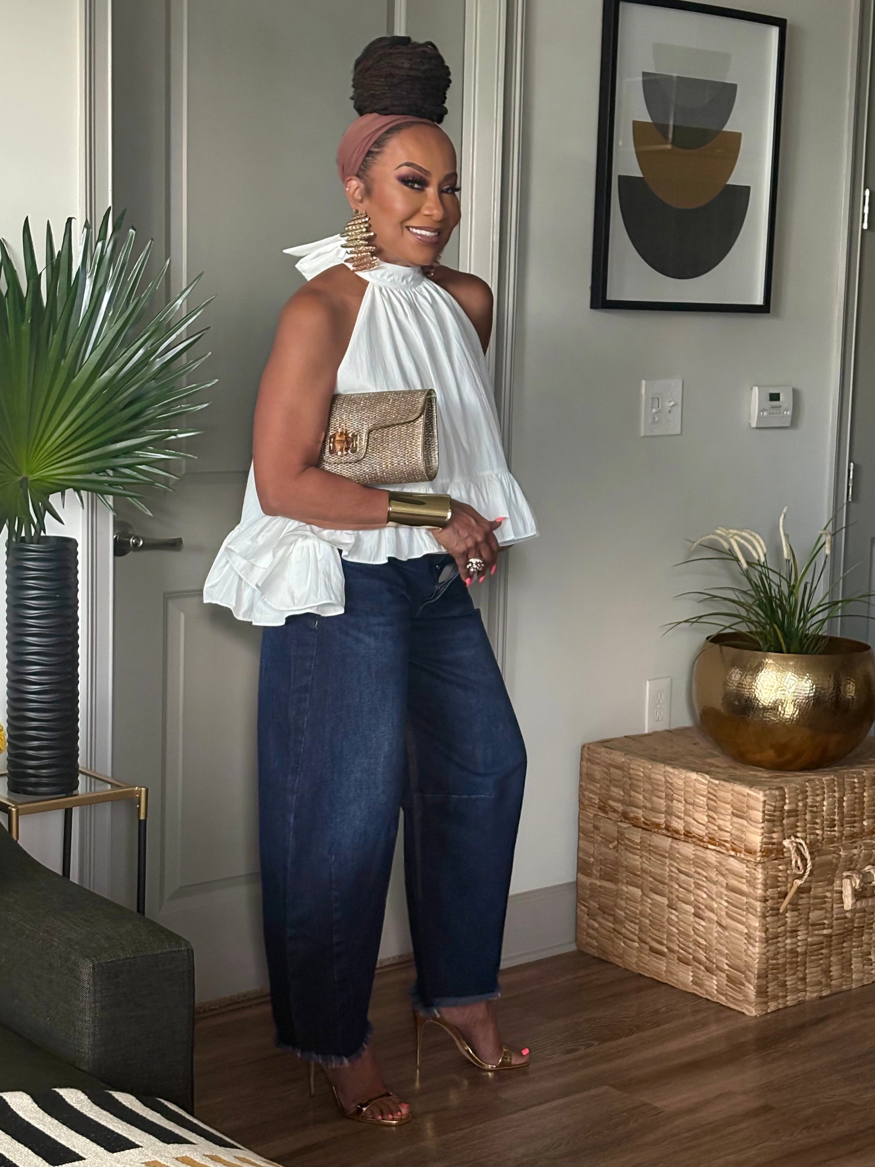 THE MONACO MUSE TOP IN WHITE