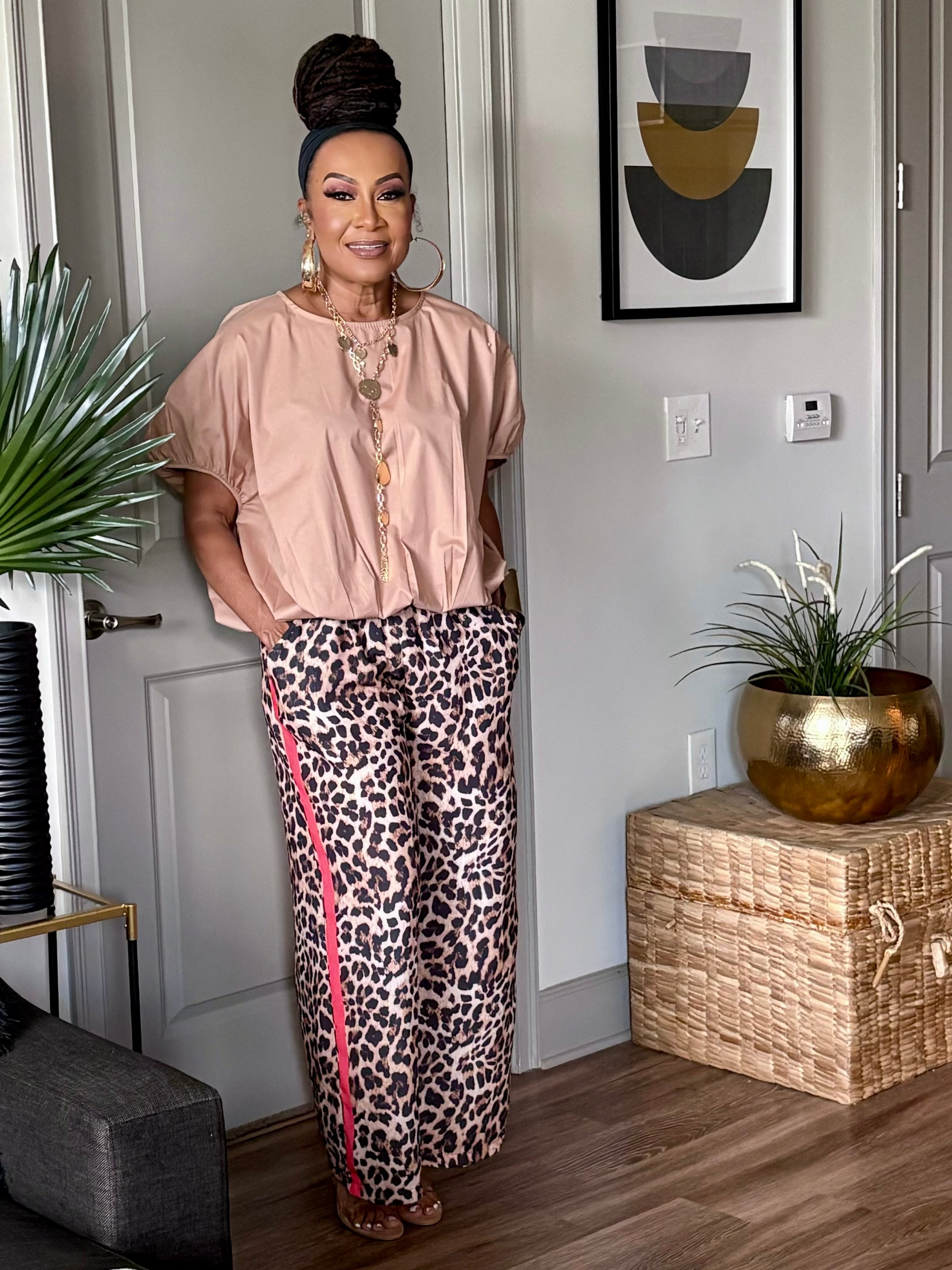 THE AMARA BUBBLE TOP IN CAMEL