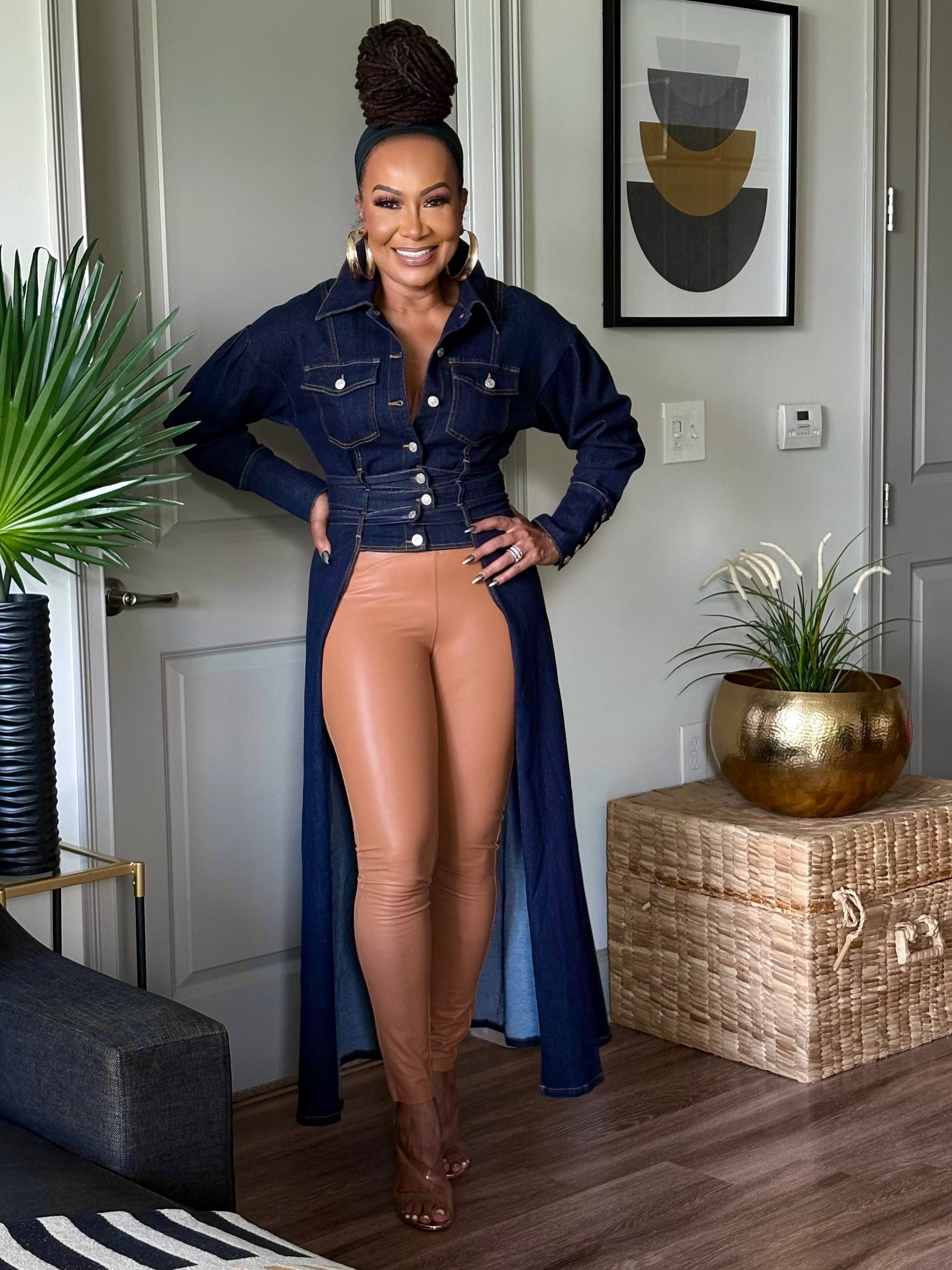 THE GRAND ENTRANCE DENIM DUSTER