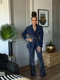 FLARE EMBELLISHED DENIM JACKET