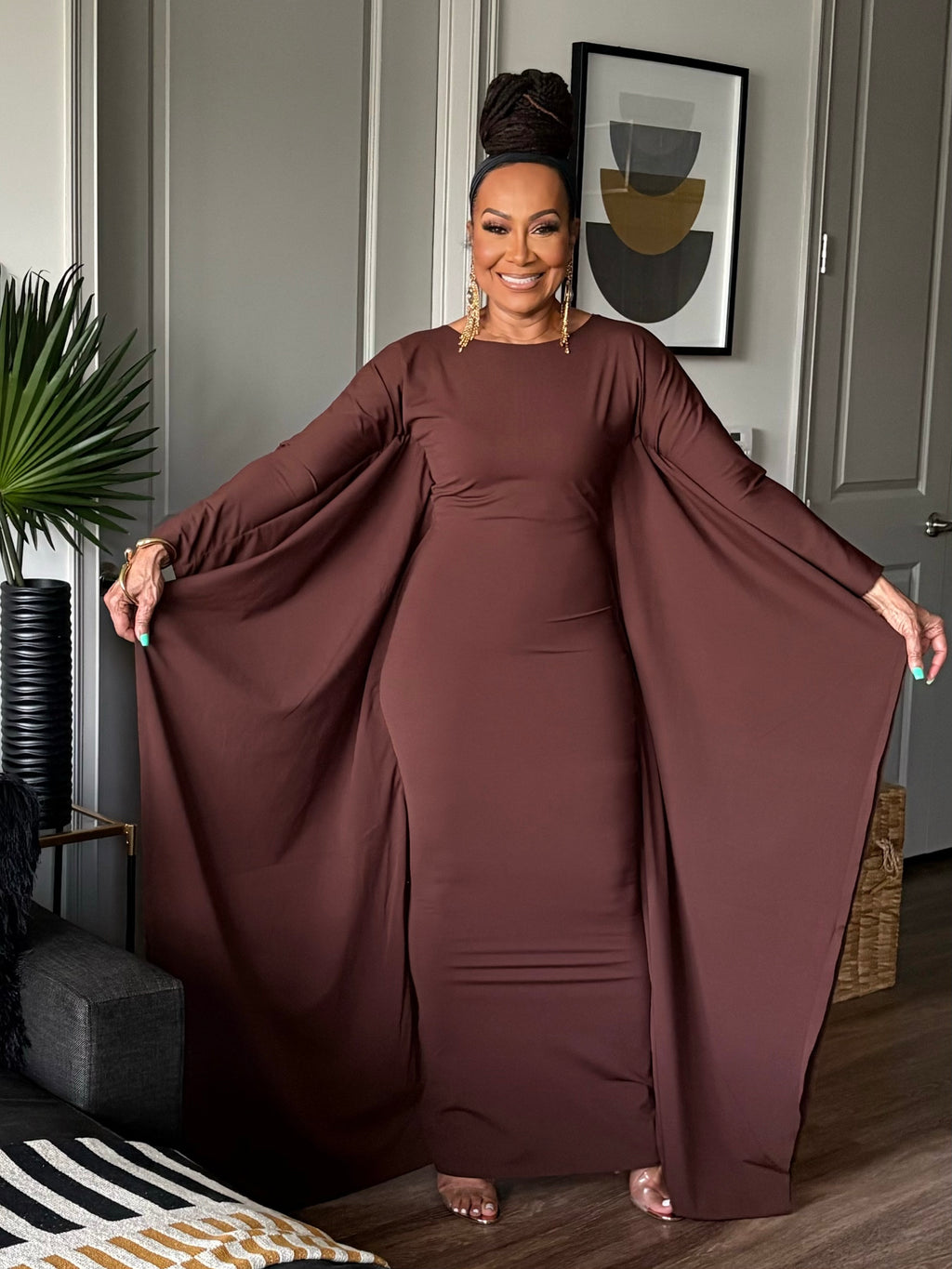 CHOCOLATE MAJESTY GOWN