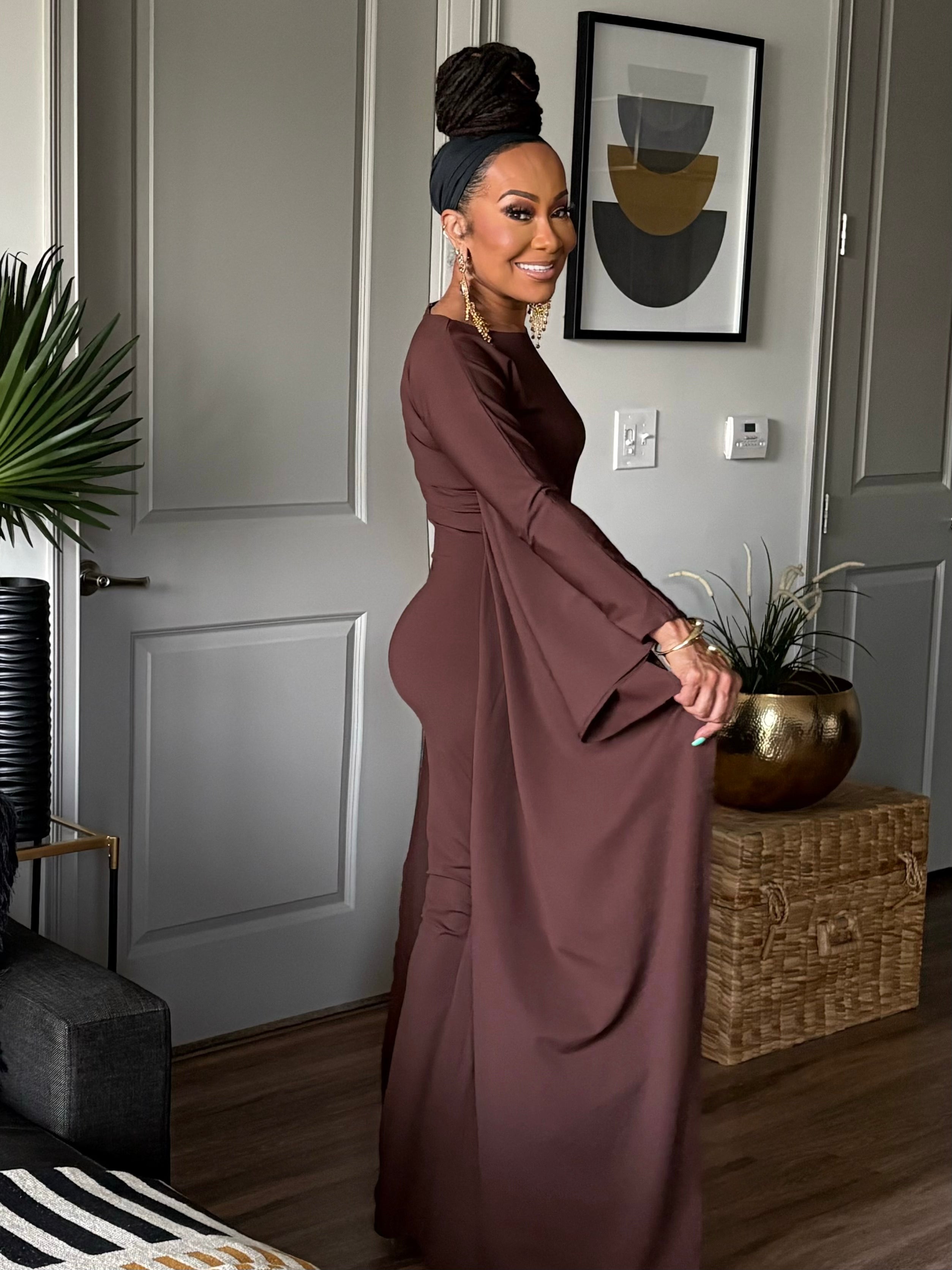 CHOCOLATE MAJESTY GOWN