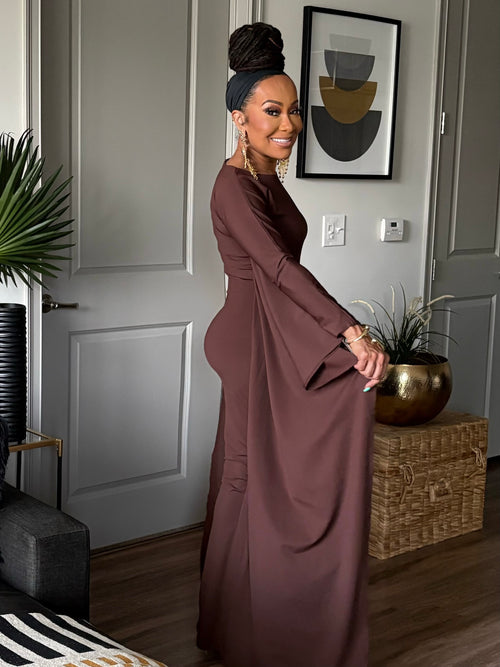 CHOCOLATE MAJESTY GOWN