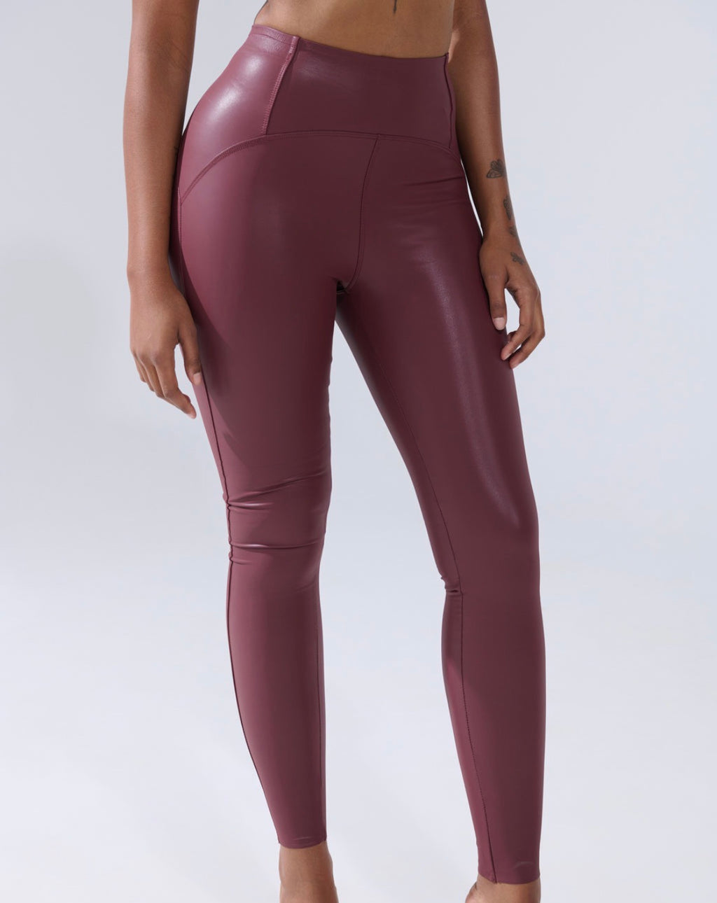 WINE DOWN LUXE LEGGINGS IN NUDE