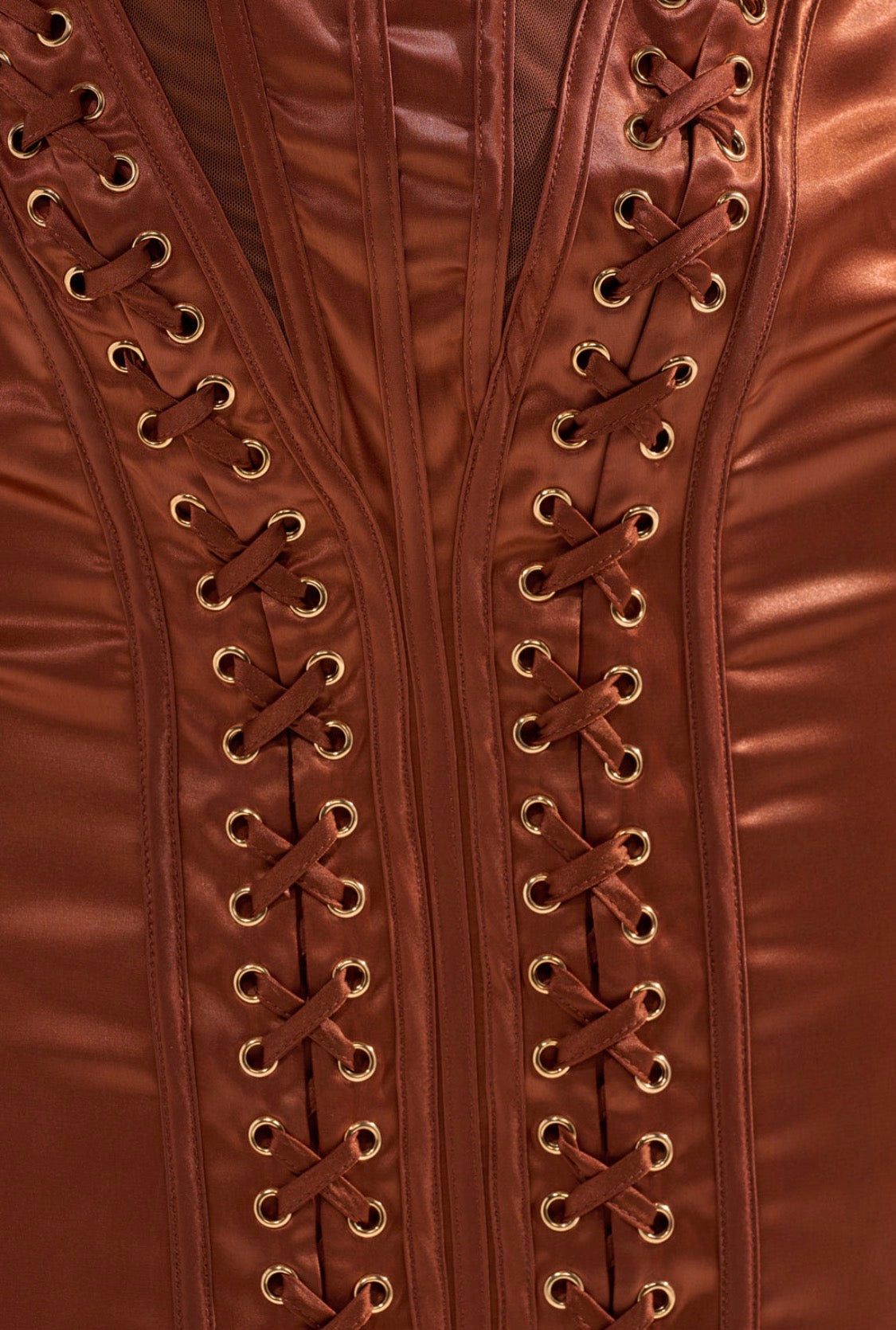 THE BRONZE CORSET TEMPTATION DRESS