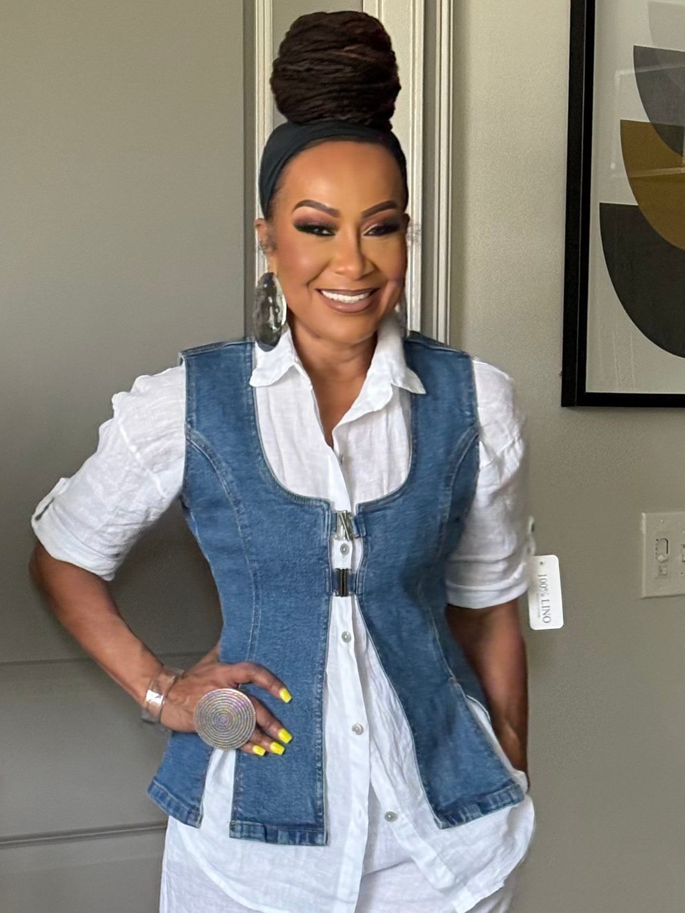 THE CURVE COMAND DENIM VEST