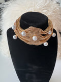 Pearls & Power Gold Choker