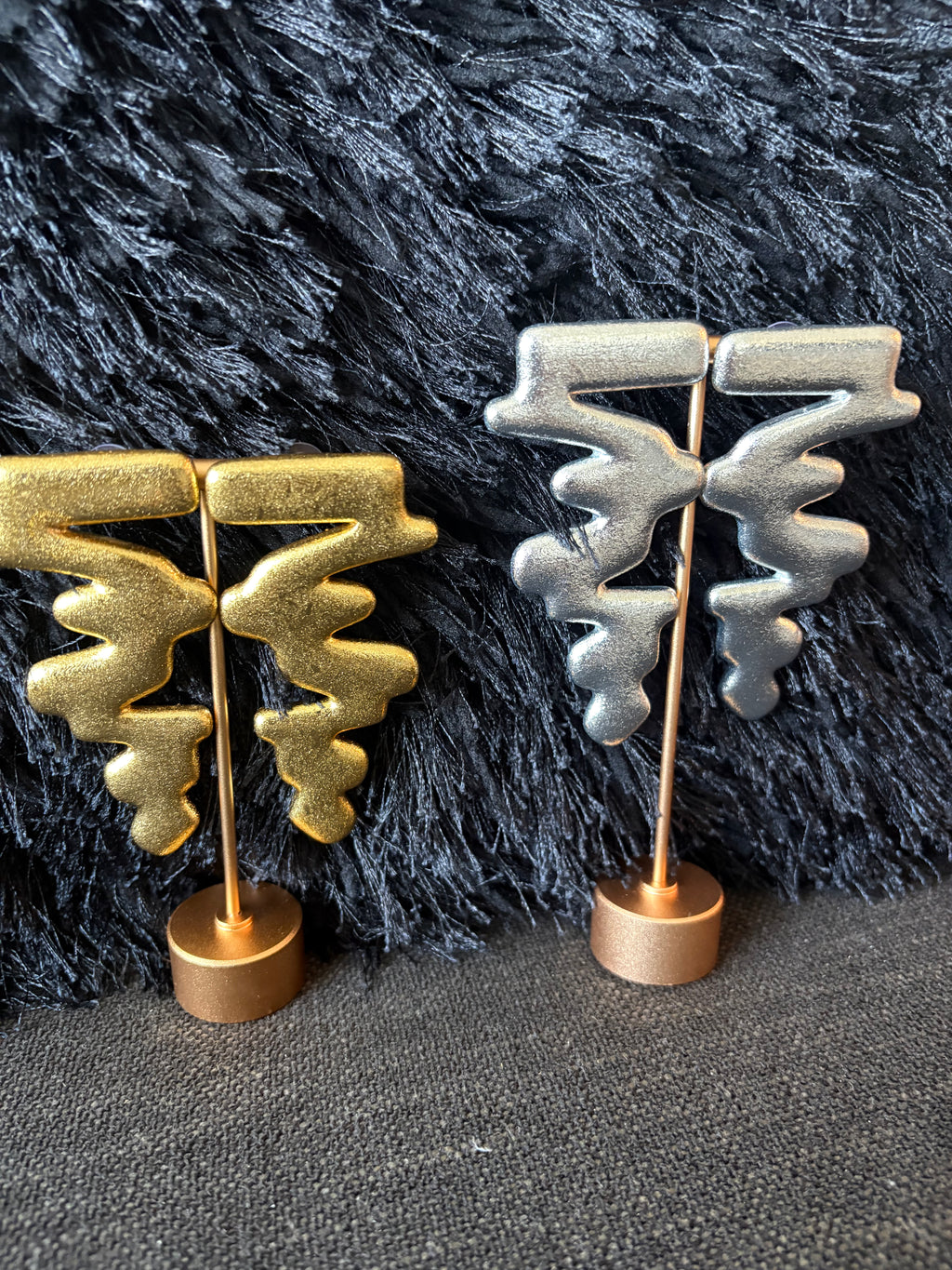 ELECTRIC LUXE STATEMENT EARRINGS