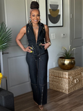 BACK TALK DENIM SET