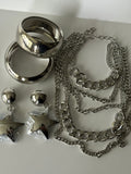 SILVER ON SILVER 4 PIECE SET