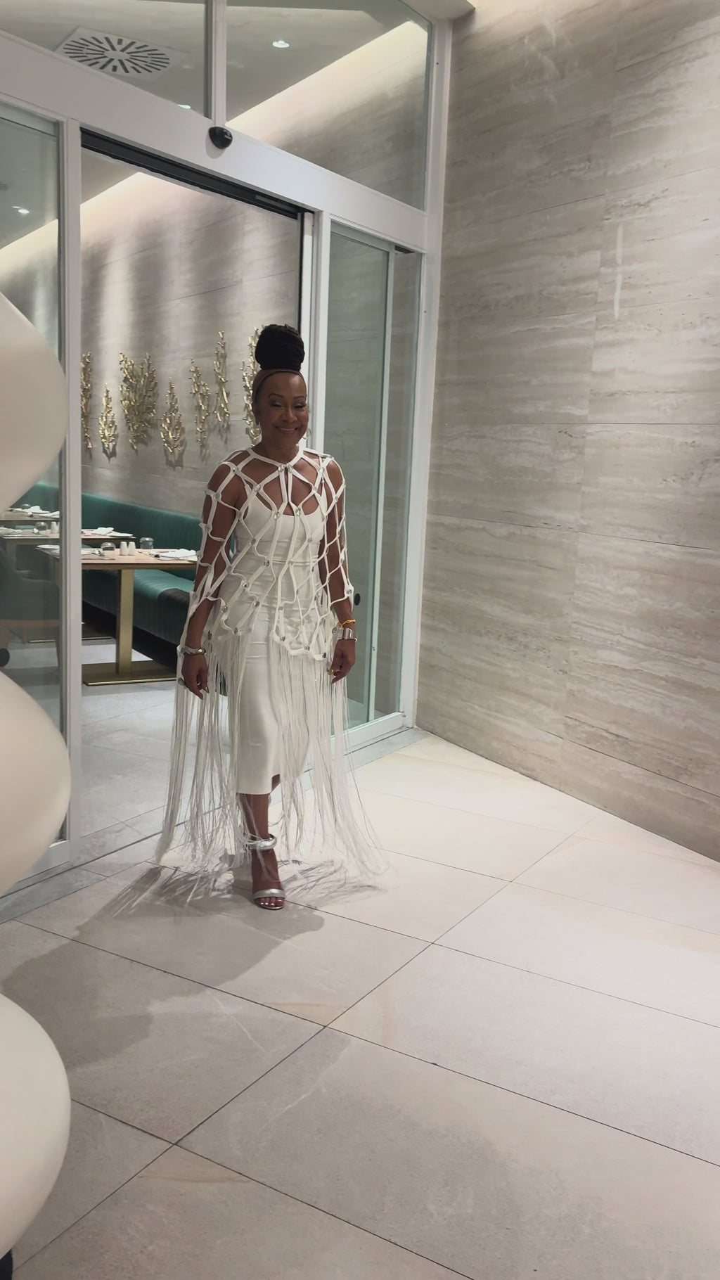 THE DIAMOND FRINGE STATEMENT TOP