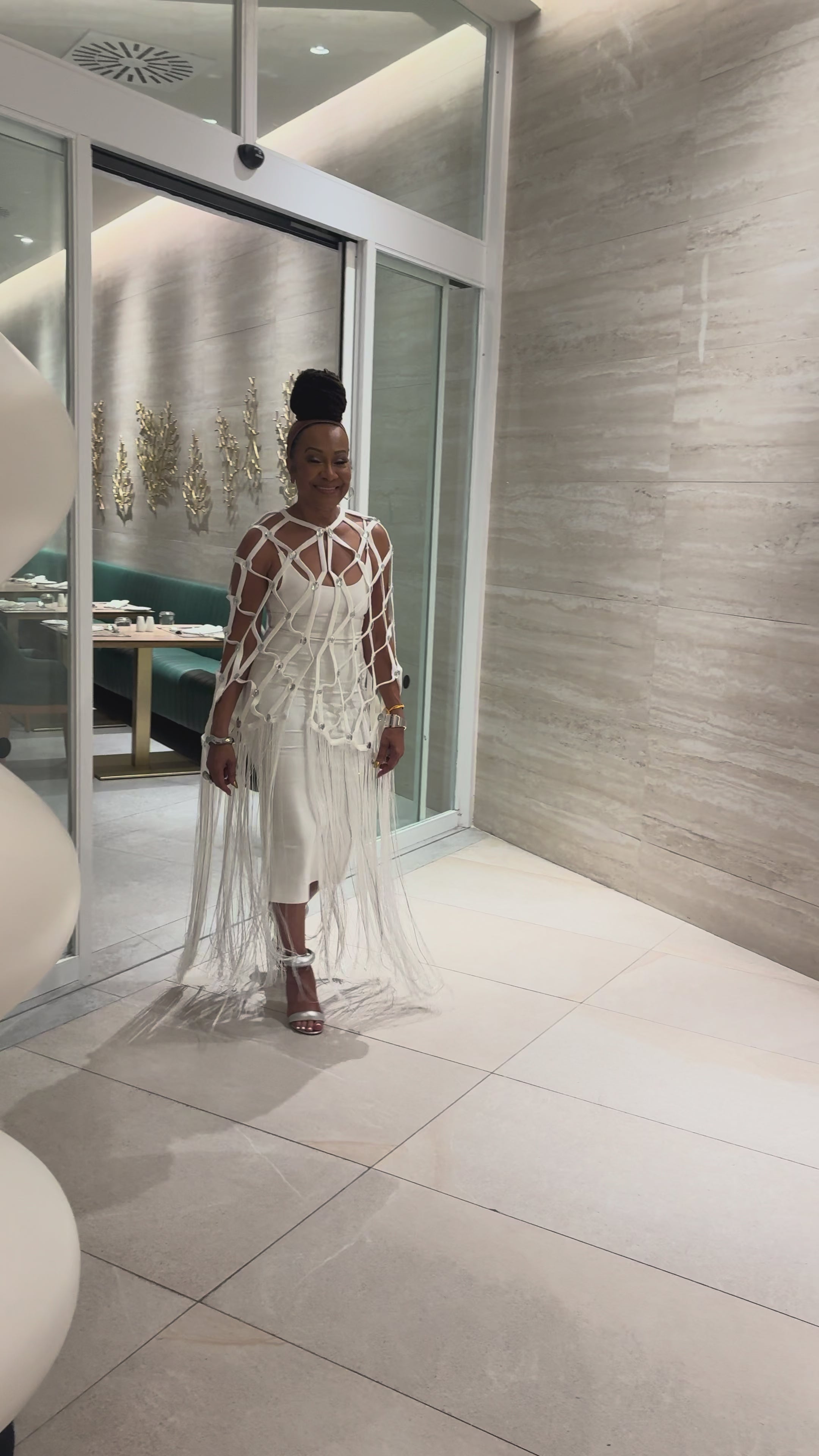 THE DIAMOND FRINGE STATEMENT TOP